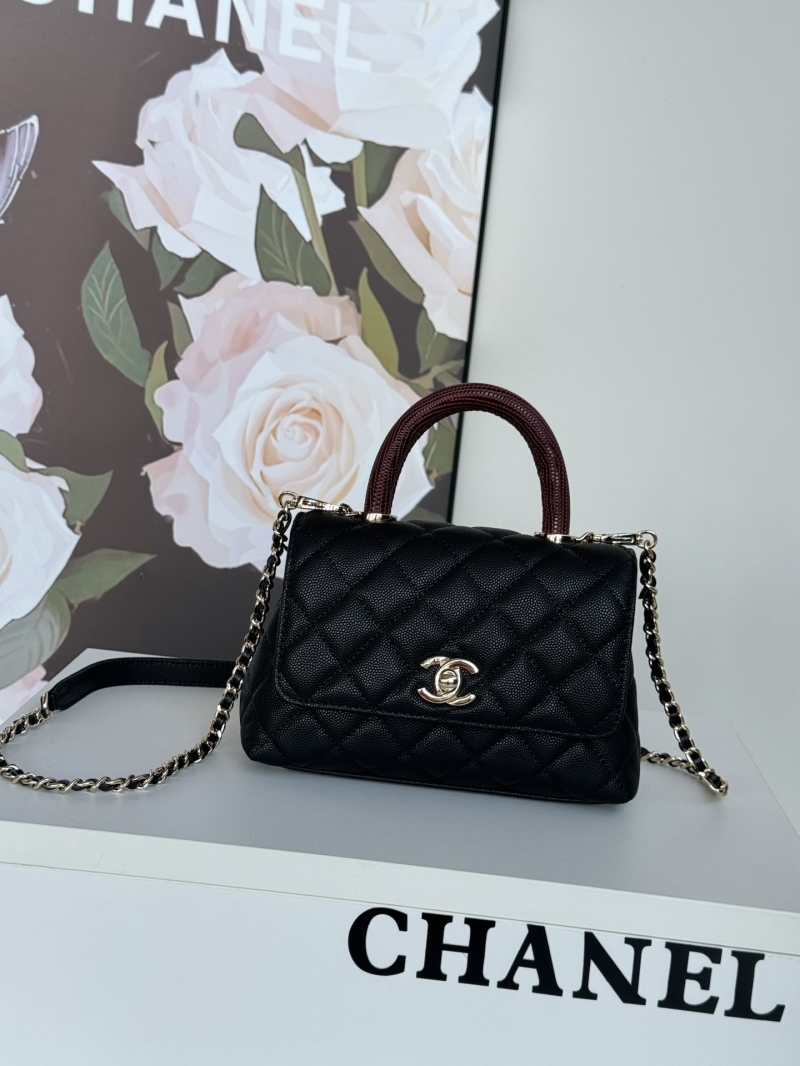 Ch**el top handle bags